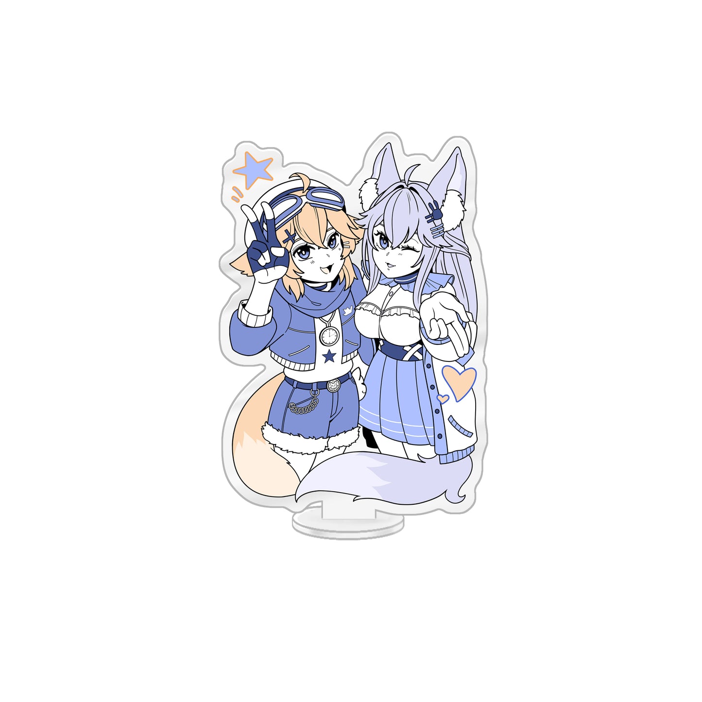 KitsuneThunder "Haru & Hina" Standee