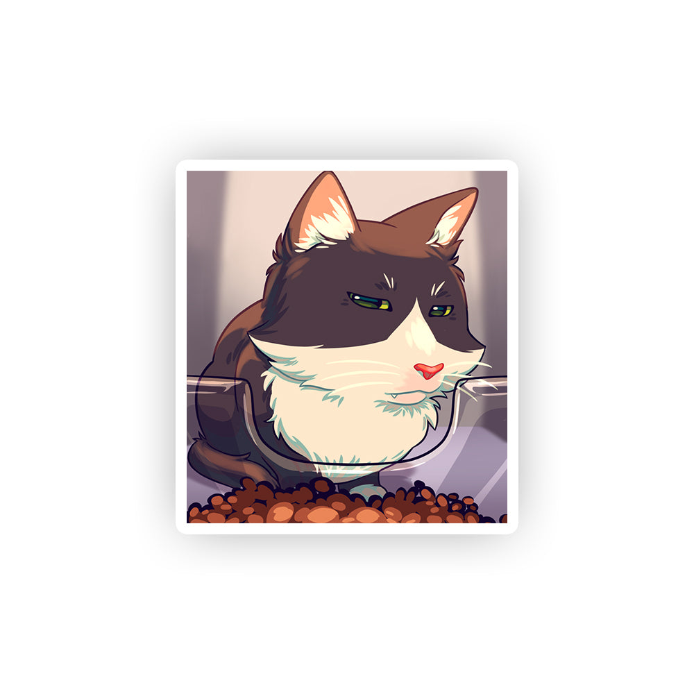 KiwiCat Feeder Sticker