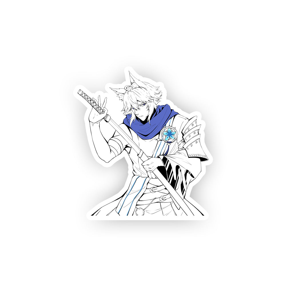 Kumotsune Kumo-Blade Sticker