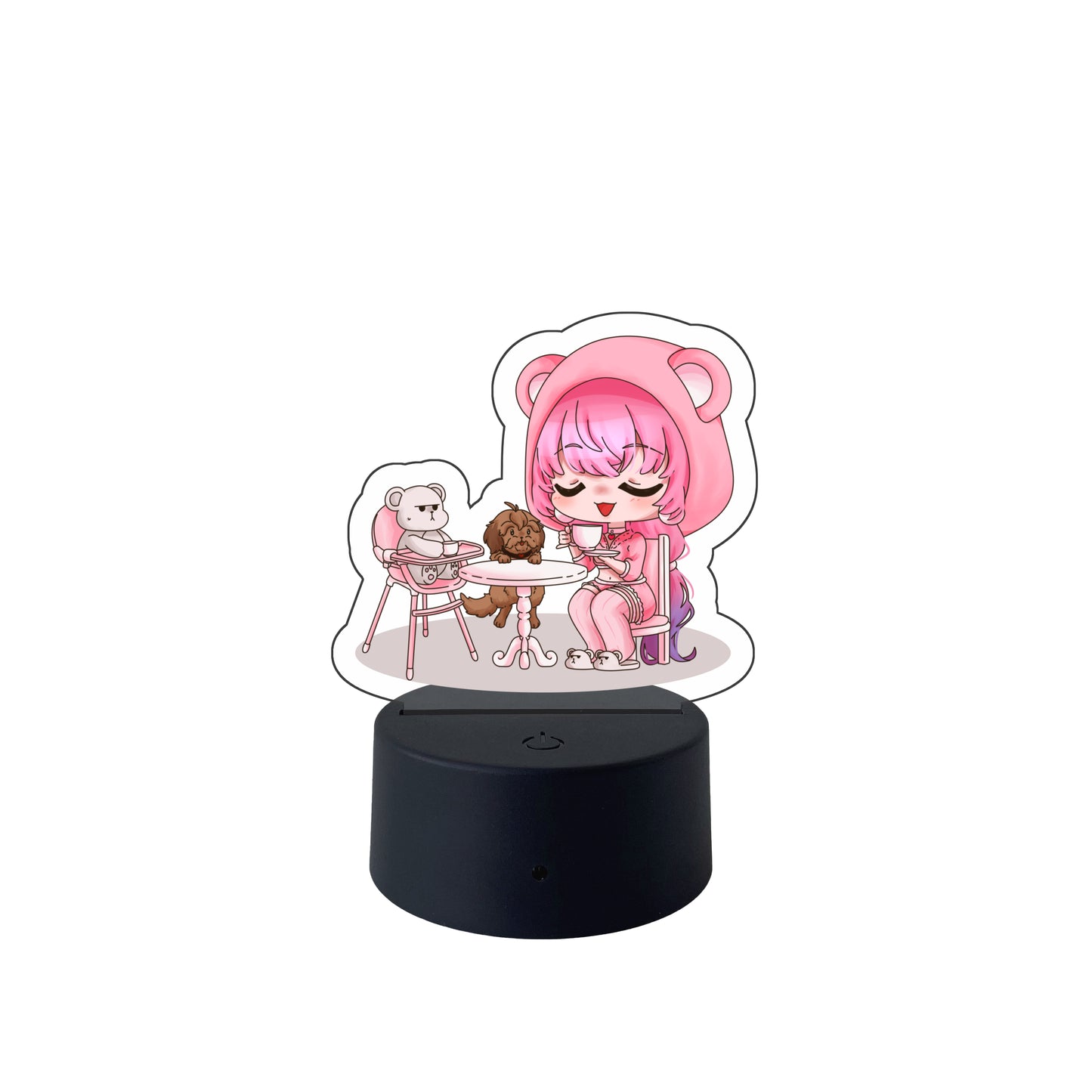 BabyPink Tea Time LED Lamp