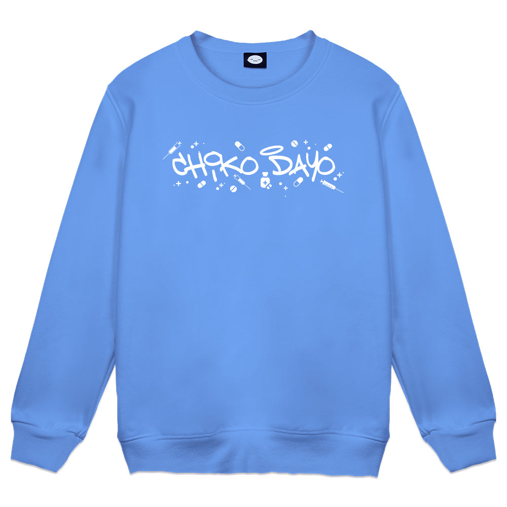 CCHIKO_ CHIKO DAYO Crewneck - Blue