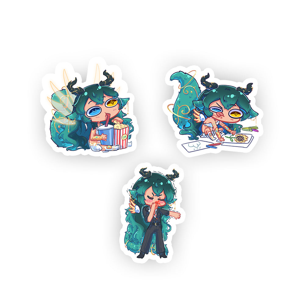 LilMoochi Gremlin Sticker Pack