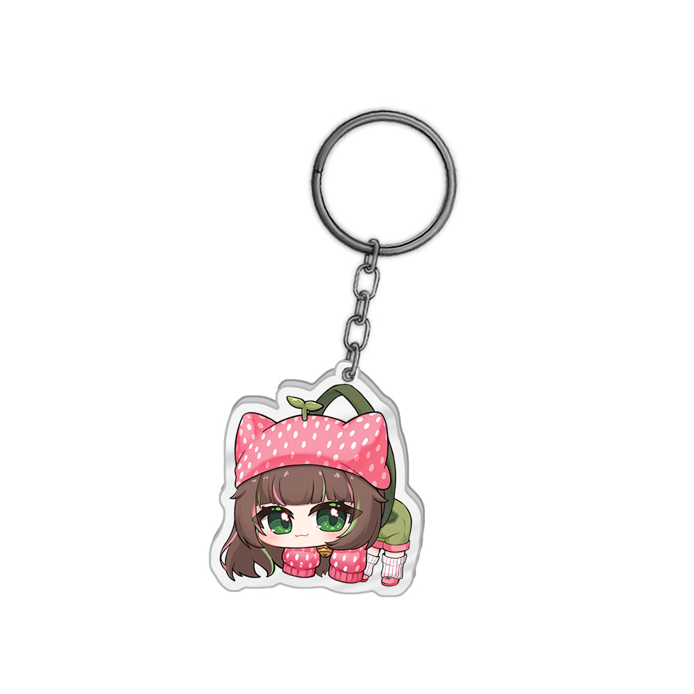 Little Luly 'Strawberries are my jam' Keychain