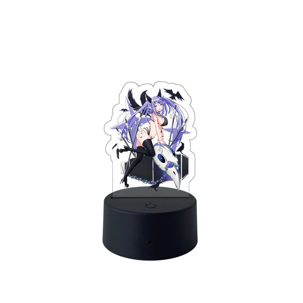 LoonaValkyria Skulls and Roses LED Desk Lamp