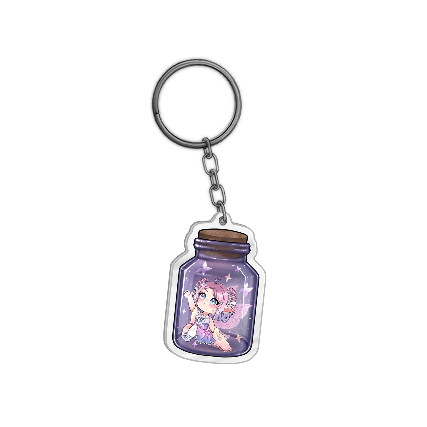 Loonaromi Fairy Jar keychain