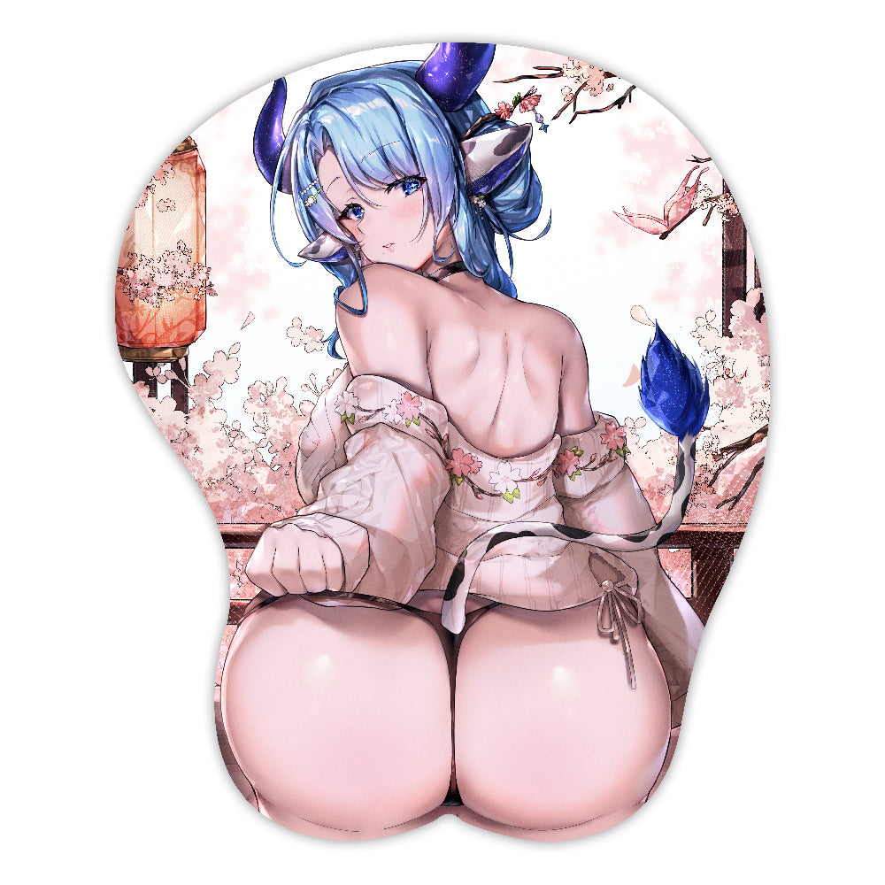 Miilkywayz Blooming 3D Mousepad