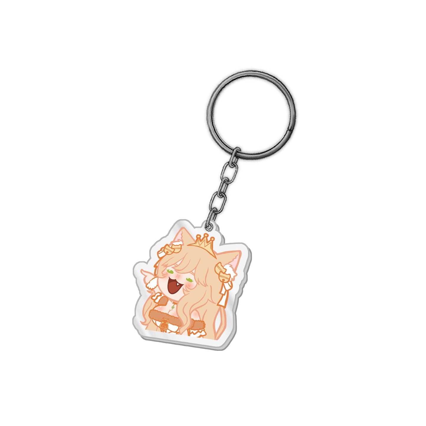 MelodiaMews "Laughing Cattitude" Keychain
