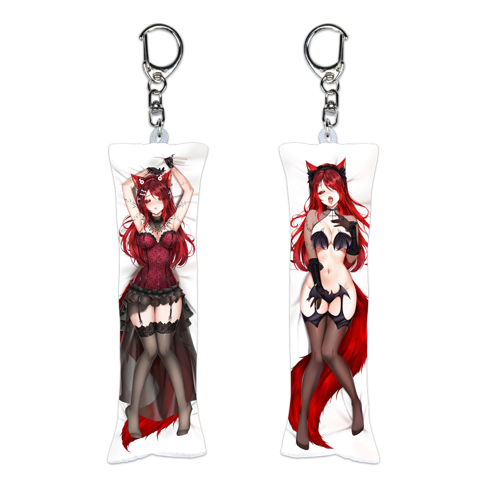 M'iyu Fhey "Sanguine Seduction" White Daki Keychain