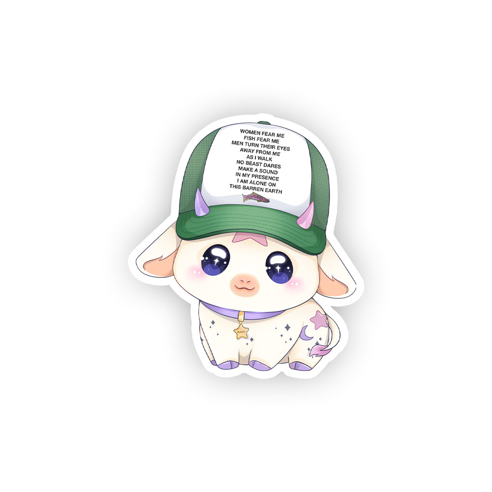 Moomistar Fish Fear Me Butters Sticker