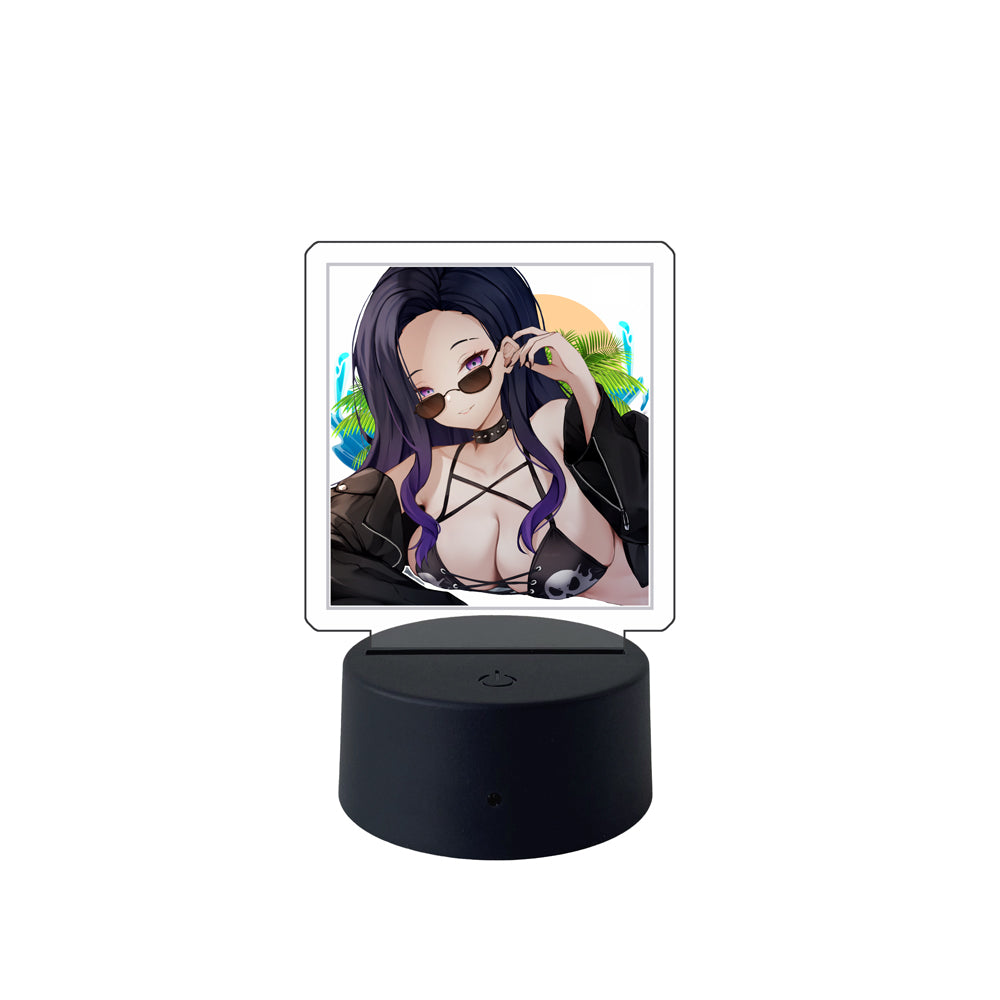 Ms_Nyxx "Purple Summer" LED Desk Lamp