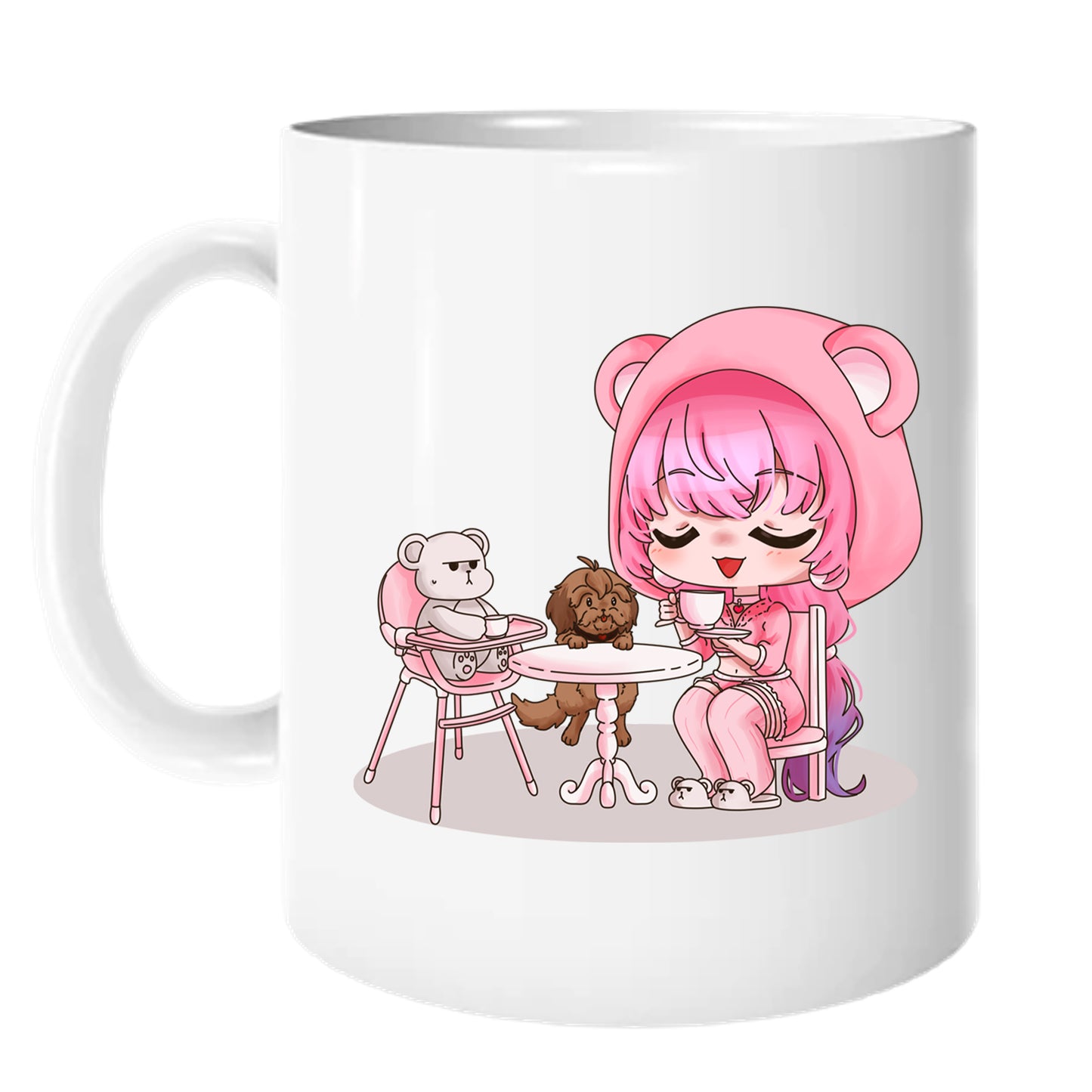 BabyPink Tea Time Mug