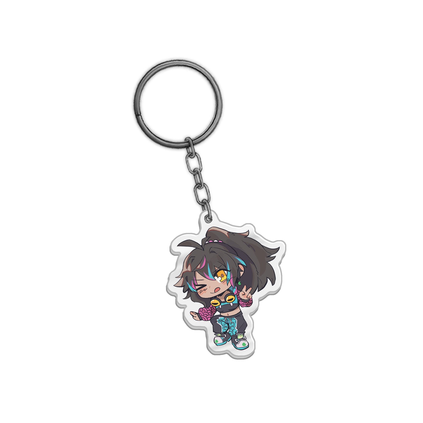 NeonHarper Peace Chibi Keychain