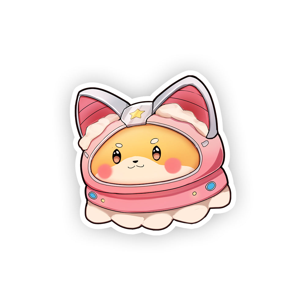 Nyota_Inu Helmet Sticker