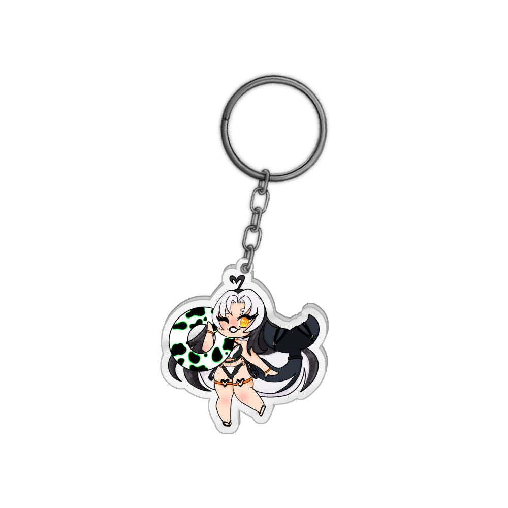 OrcaTsukii Beach Day Keychain