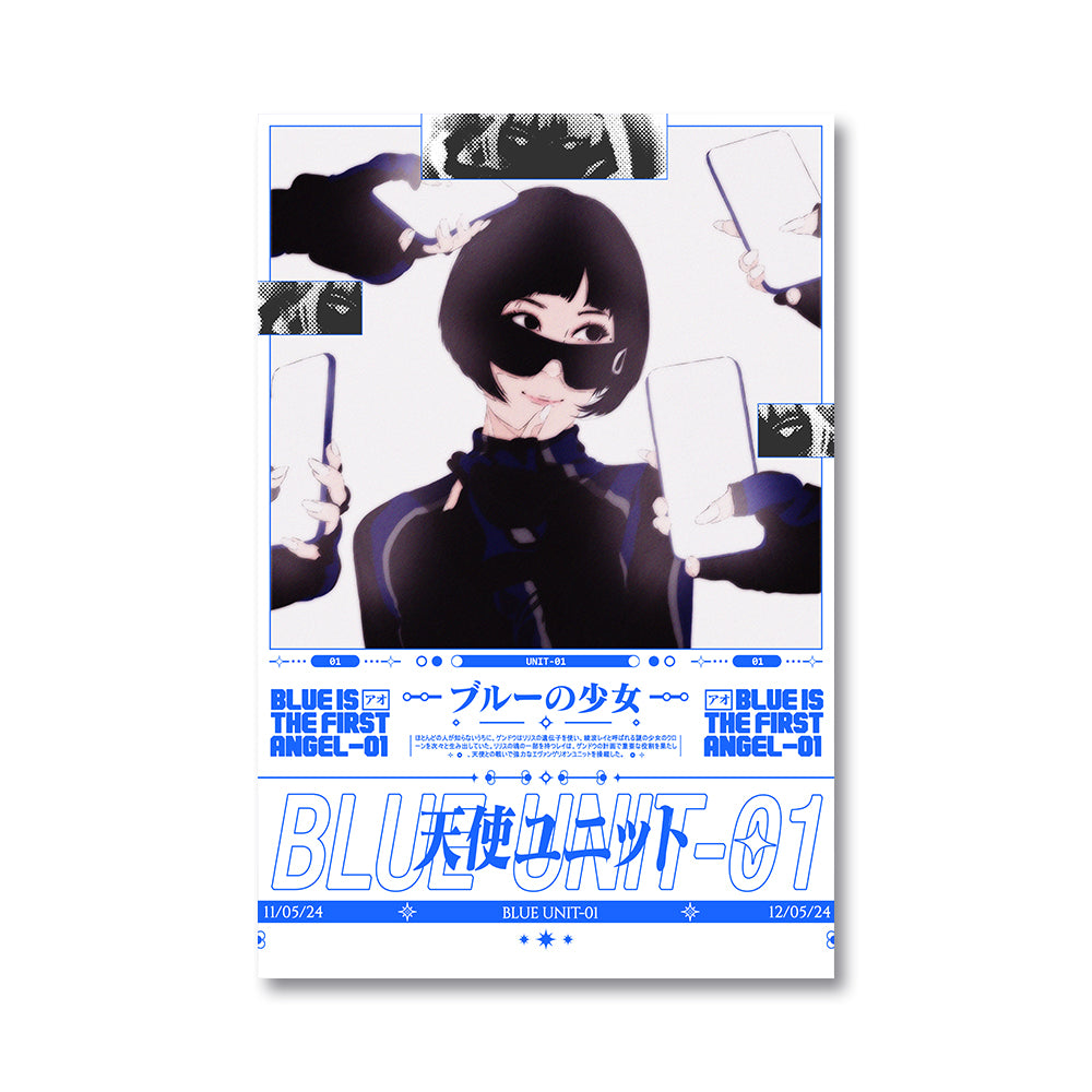 Bluepid "Blue-Unit-01" Poster
