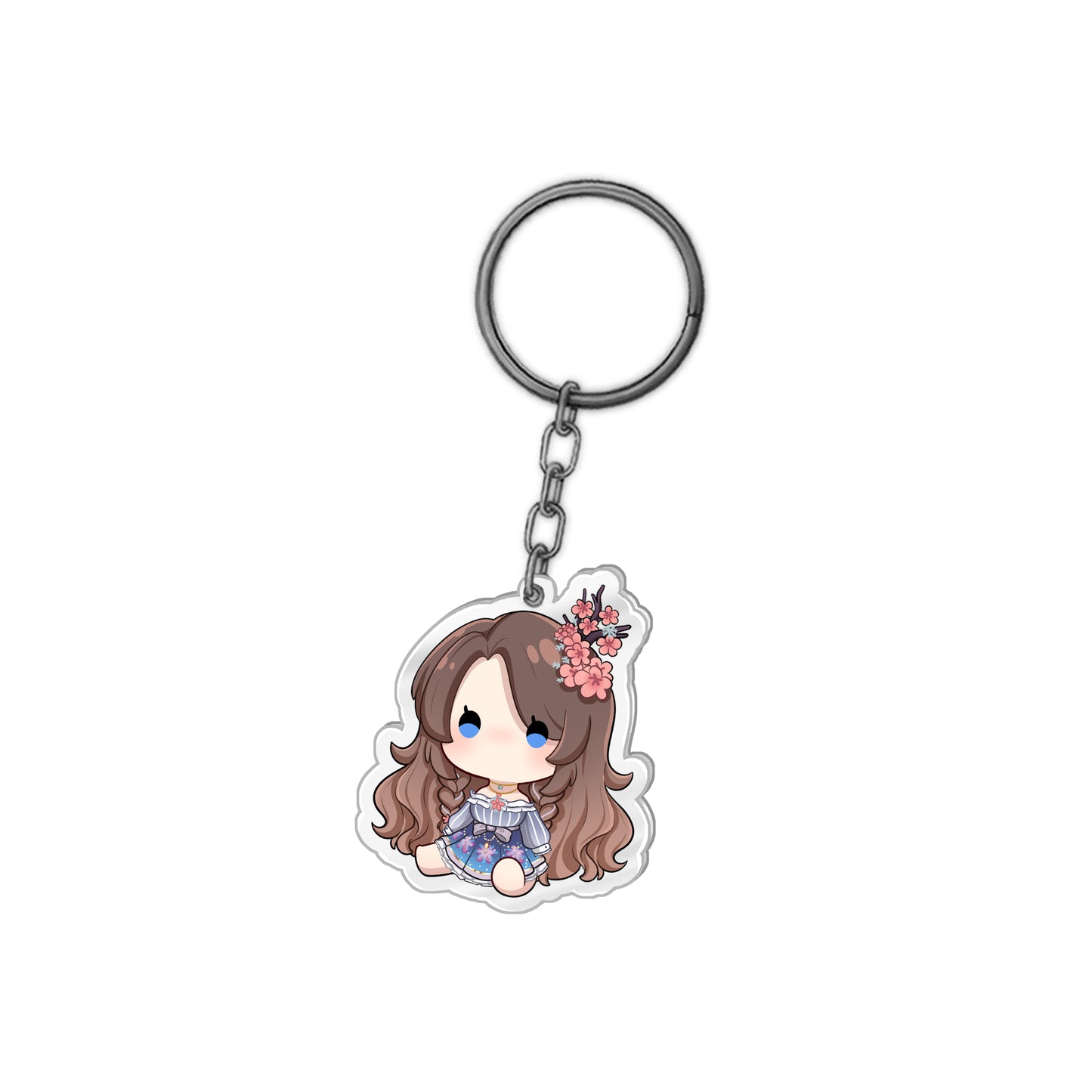 peachesvtuber Chibi Lycan Keychain