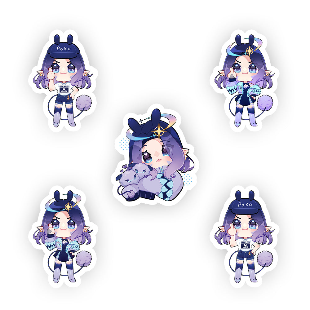 Poko Bun Sticker Pack