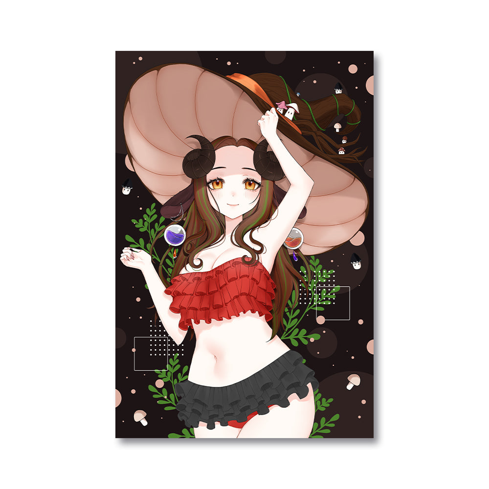 Mushreep Summer Ruffles Poster