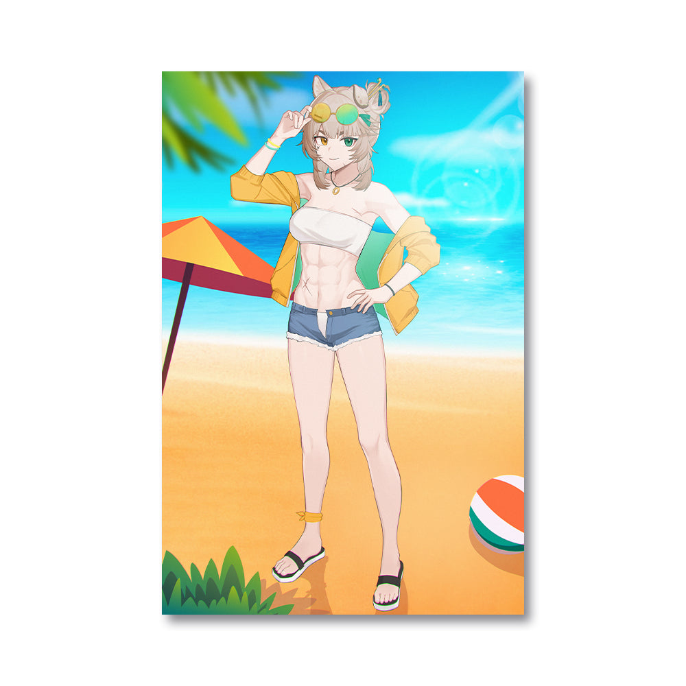 Renn Beach Day Poster