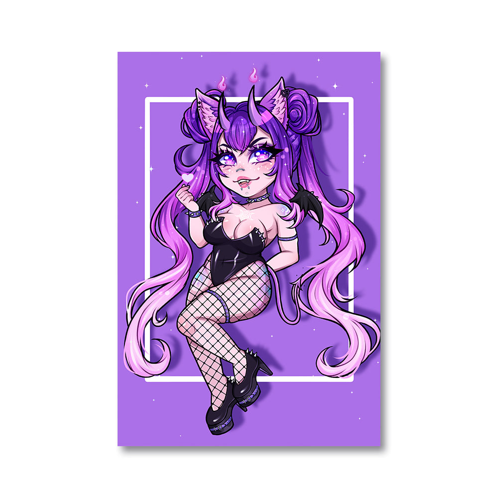 LillianaQuinn Heart Fingers Poster