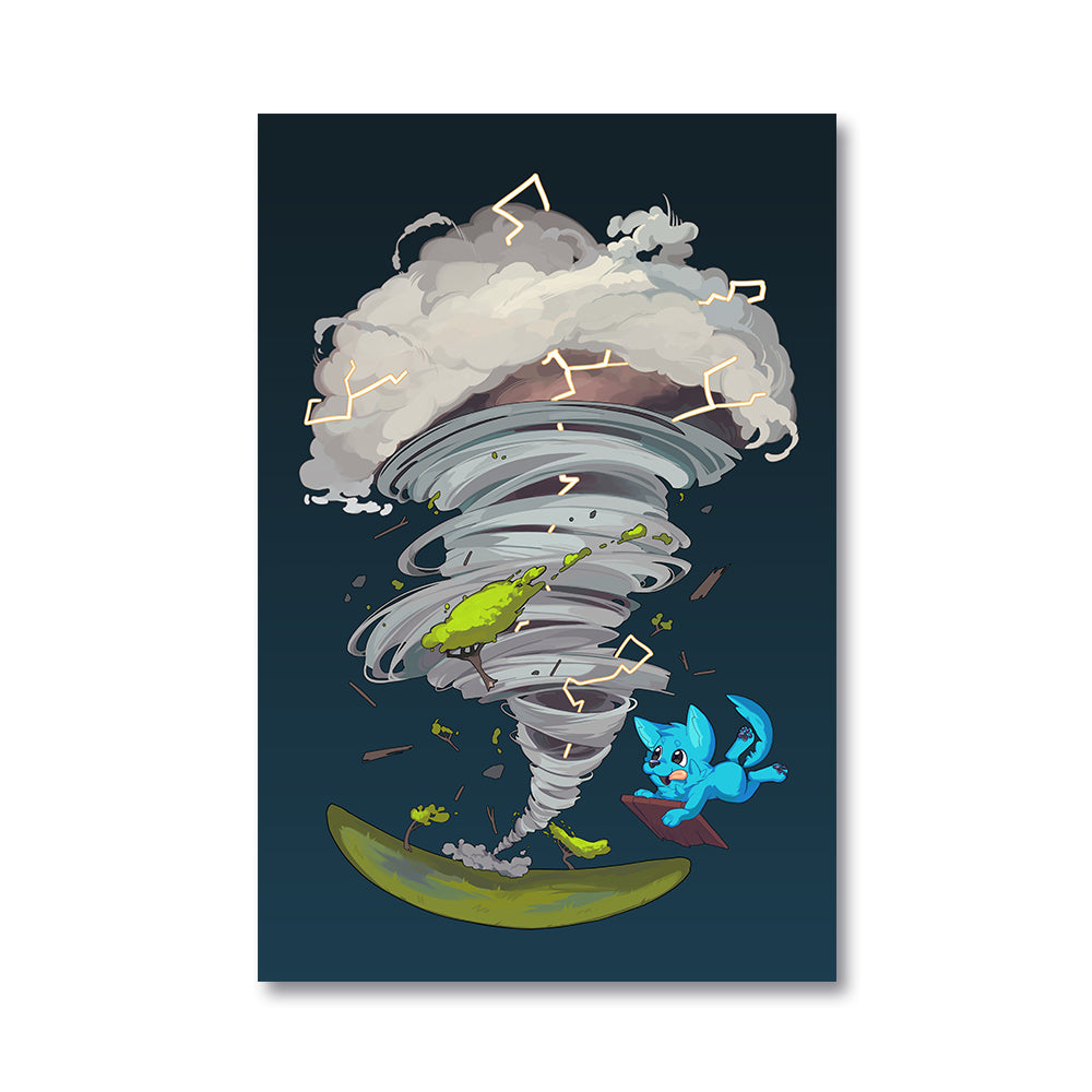 BlueKandy Storm Chase Pup Poster