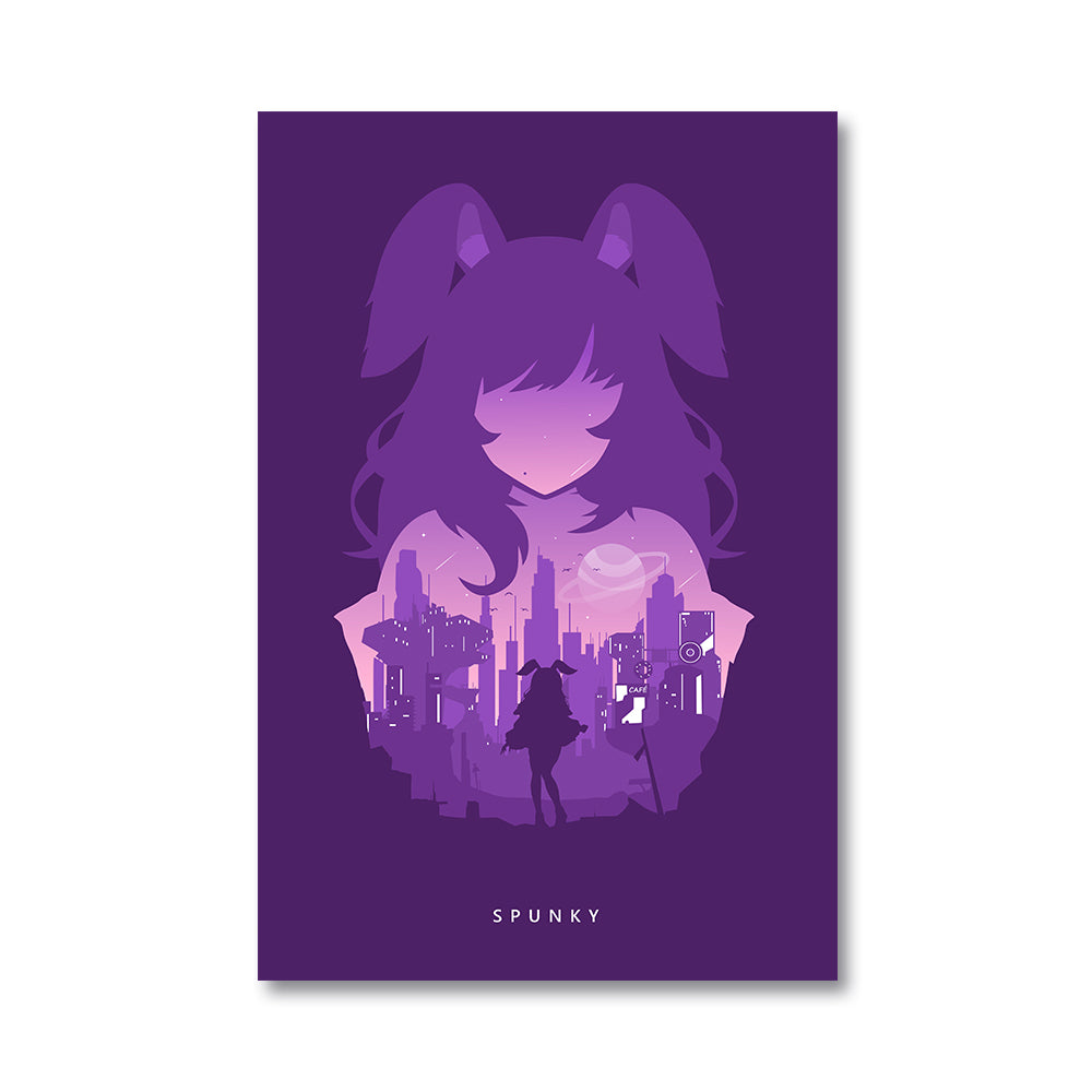 CyberSpunky Moonlight Poster