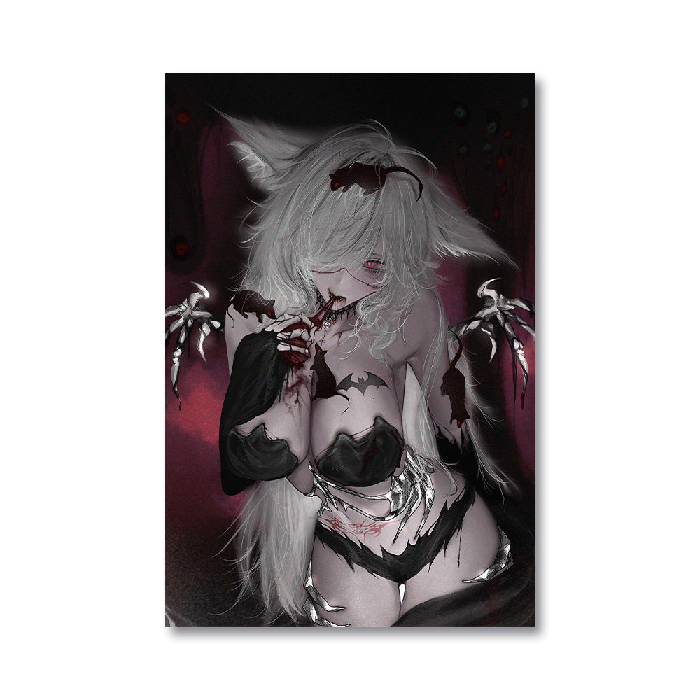 CherriGltich Horror Poster