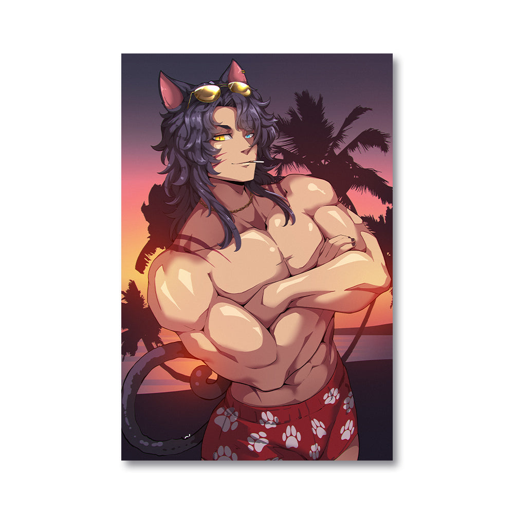 TaigaChama Summer Sunset Poster