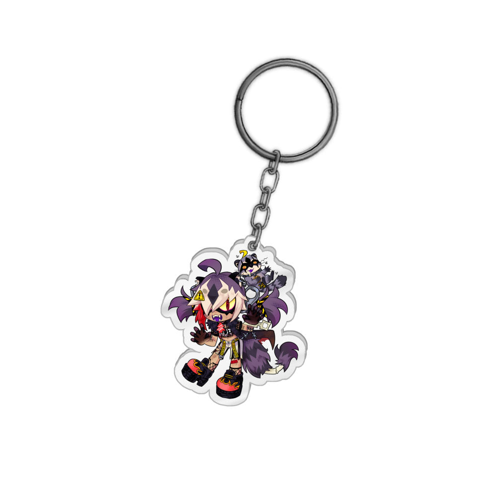 RaelRotten Chibi Raccoon Keychain