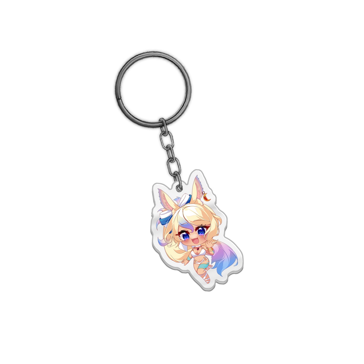 RinniBun "Summer Wave" Keychain
