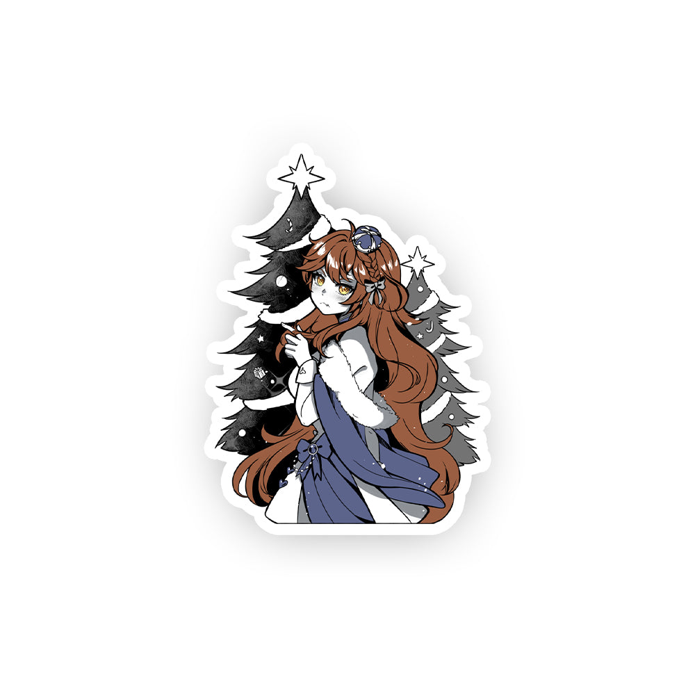 RoraAtf Snowy Stalks Sticker