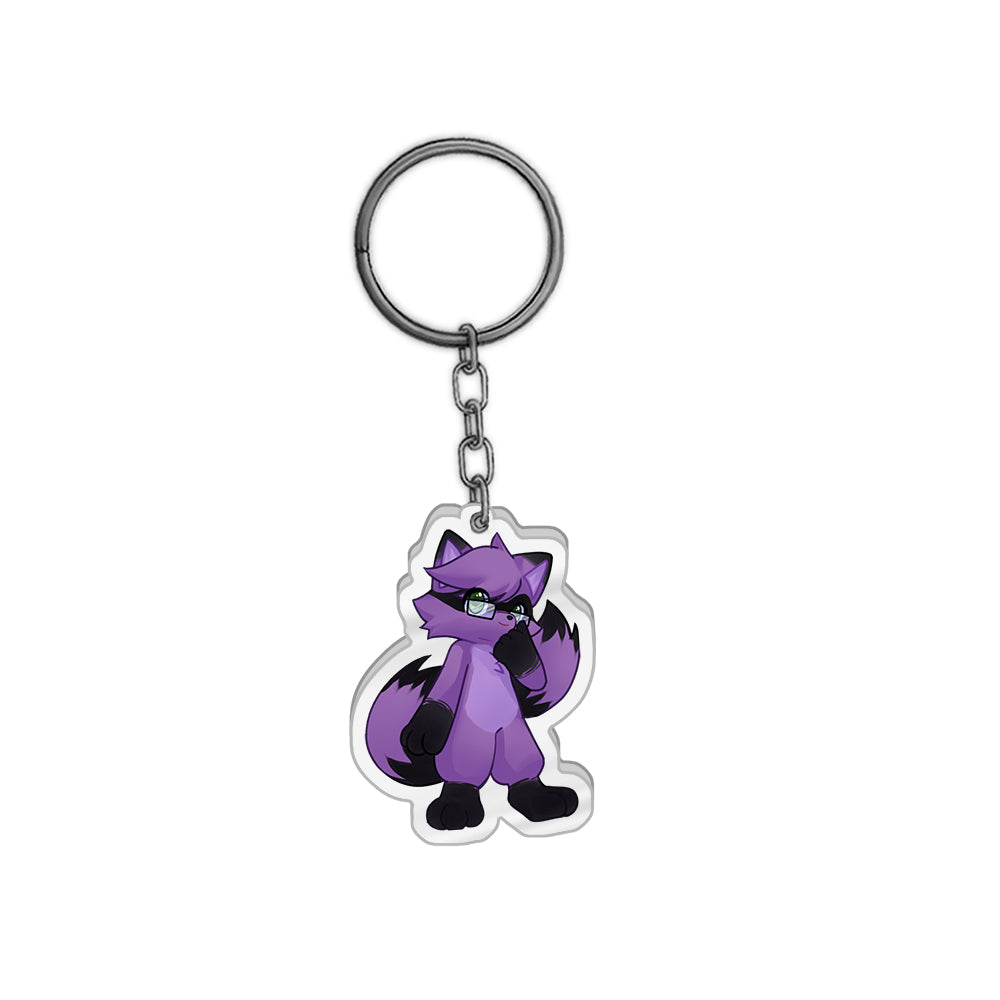 RuffyRaccoon Chibi Lil Bashful Keychain
