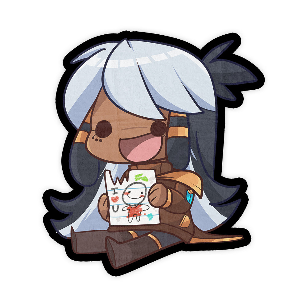 Zippkey I Heart U Rug