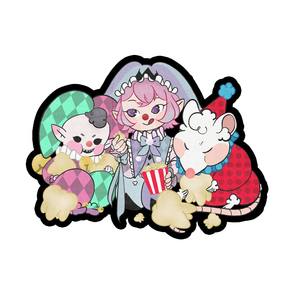 Weebotheclown Circus Friends Rug