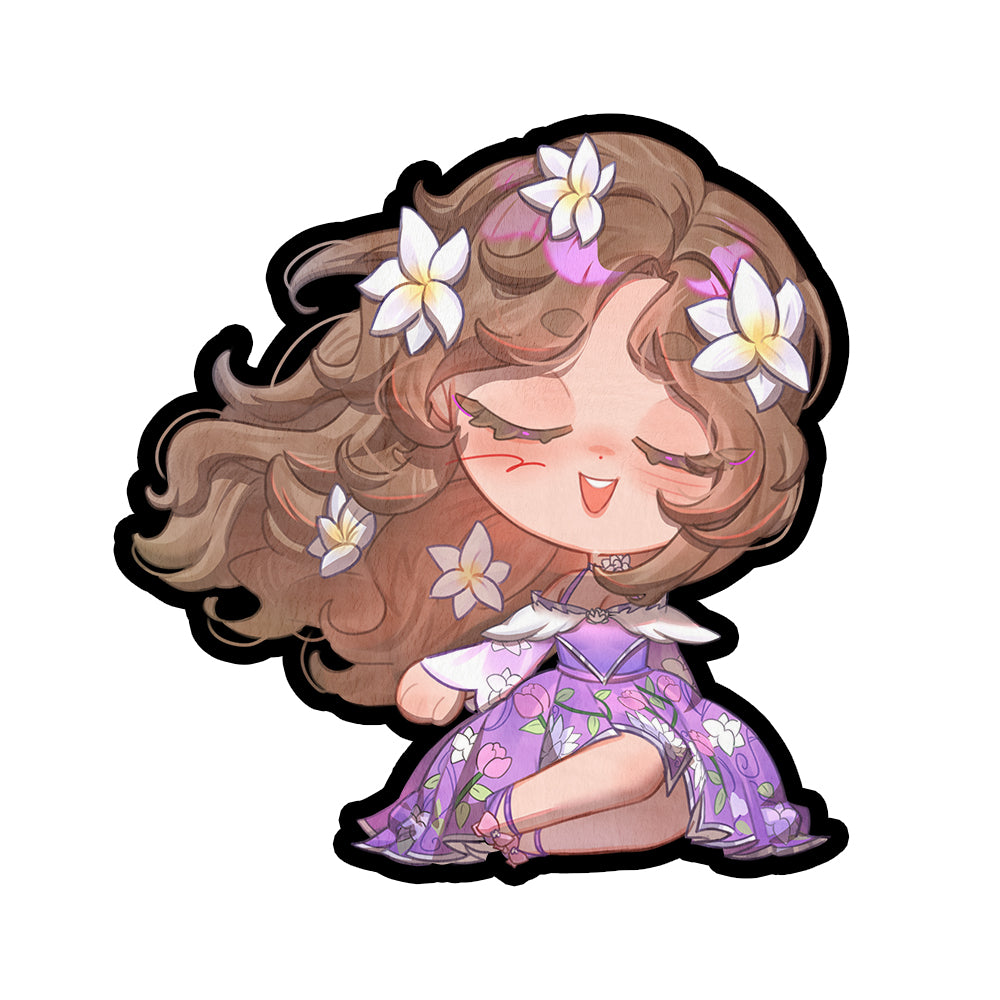 BunnyWinterLily Peaceful Rug