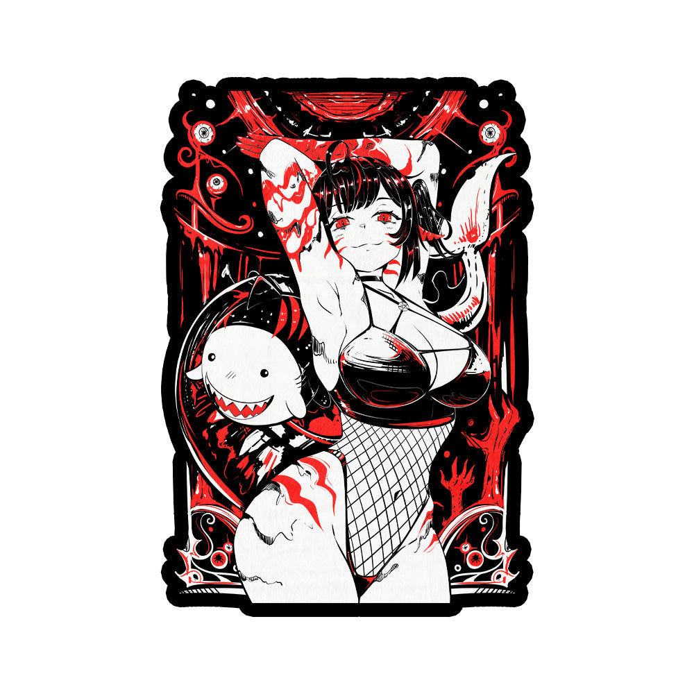 Miya Metal Shark Rug