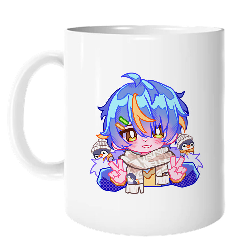 Sanguini Penguini "Peace Peace!" Mug