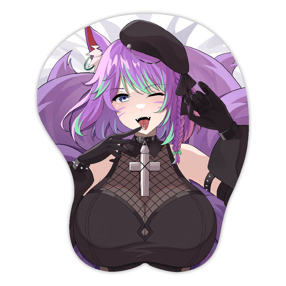 SarahAces "Tongue, Tease, & Wink" 3D Mousepad