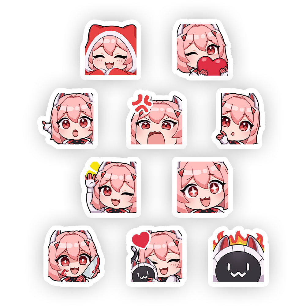 Shivrer "Emote" Sticker Pack