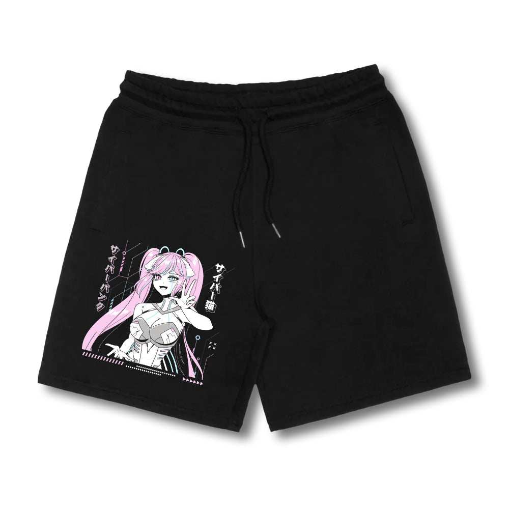 Aleta Cyber Cat Shorts