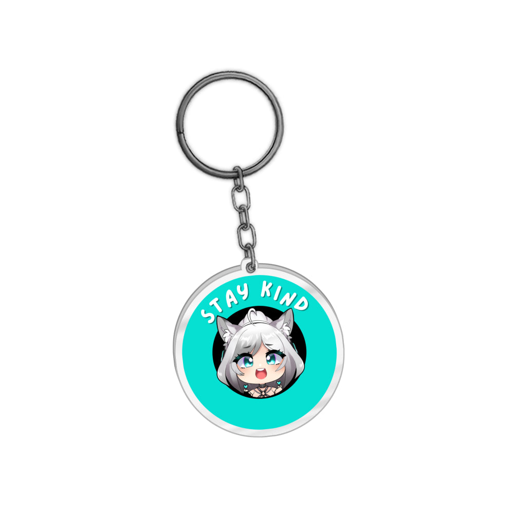 Snowwiiii Stay Kind Keychain
