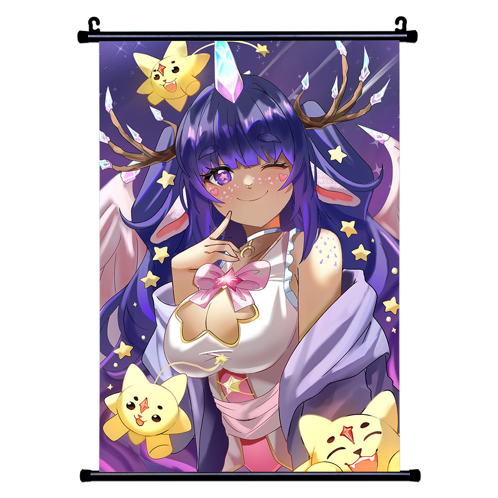 Sona Stargazer Star Sprite Shower Wall Scroll
