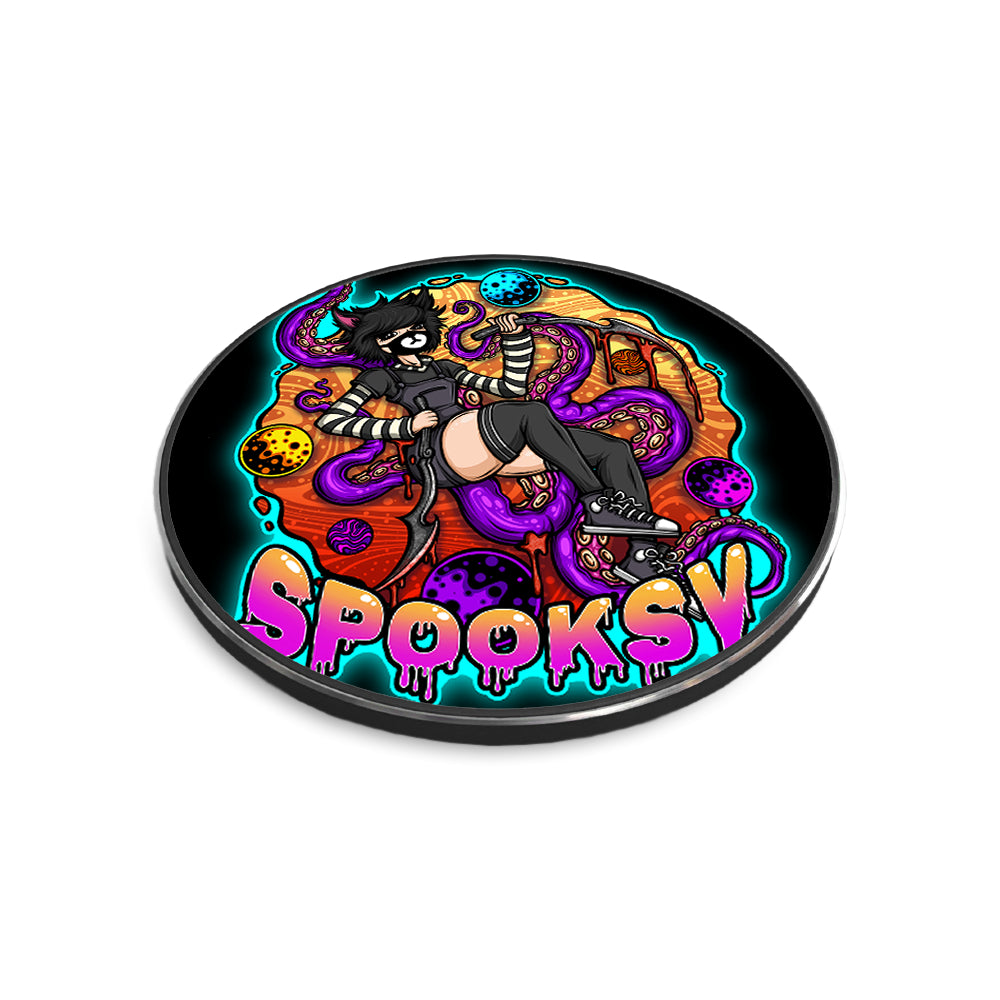 SpooksyTV "Spooksy's Space" Wireless Phone Charger