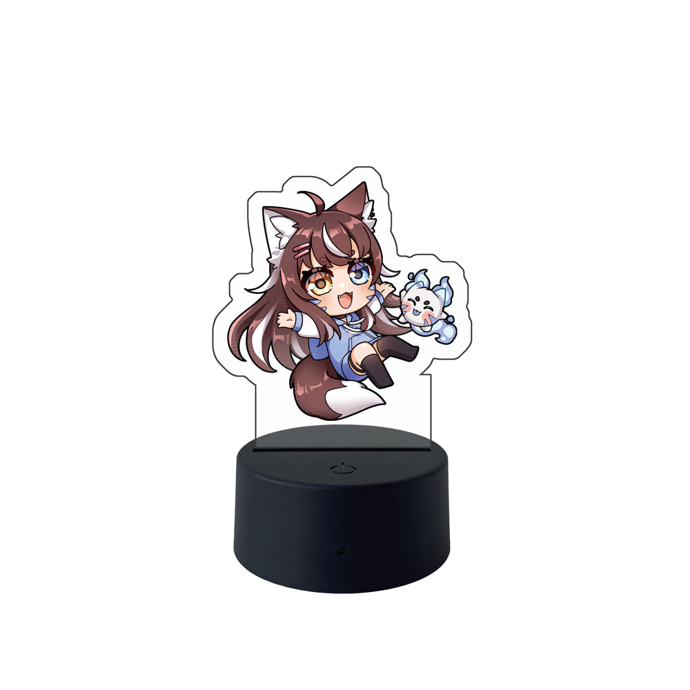 SpukyCat Chibi with Spook Desk Lamp