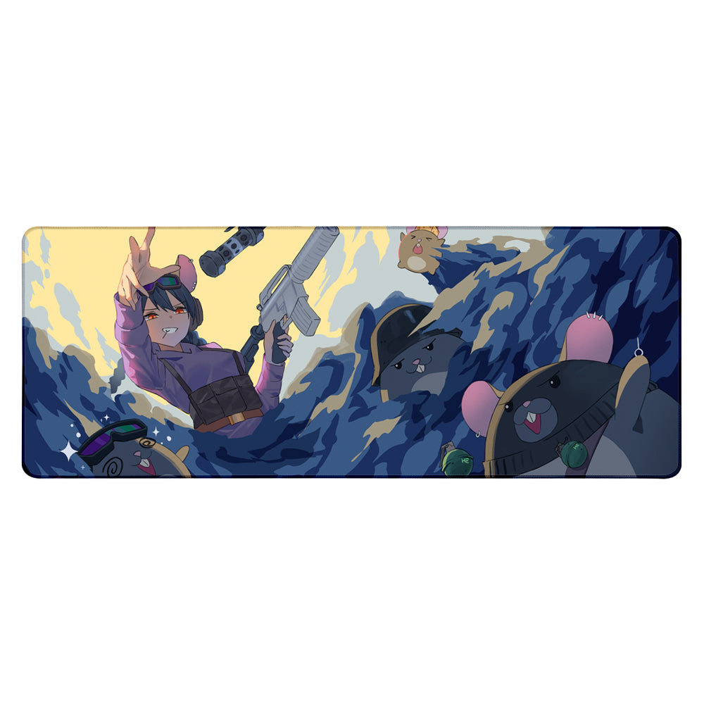 Squeaku "Counter-Mice!" XL Mousepad
