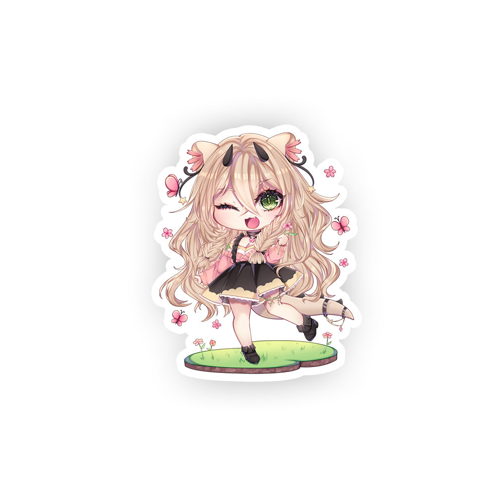 Saurawr Flower Sticker