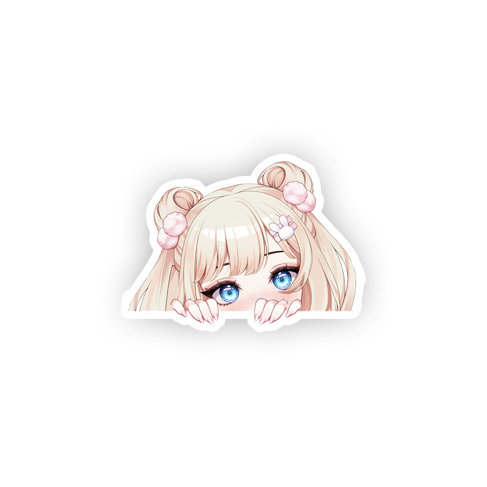 Blondedaze Peeker Sticker