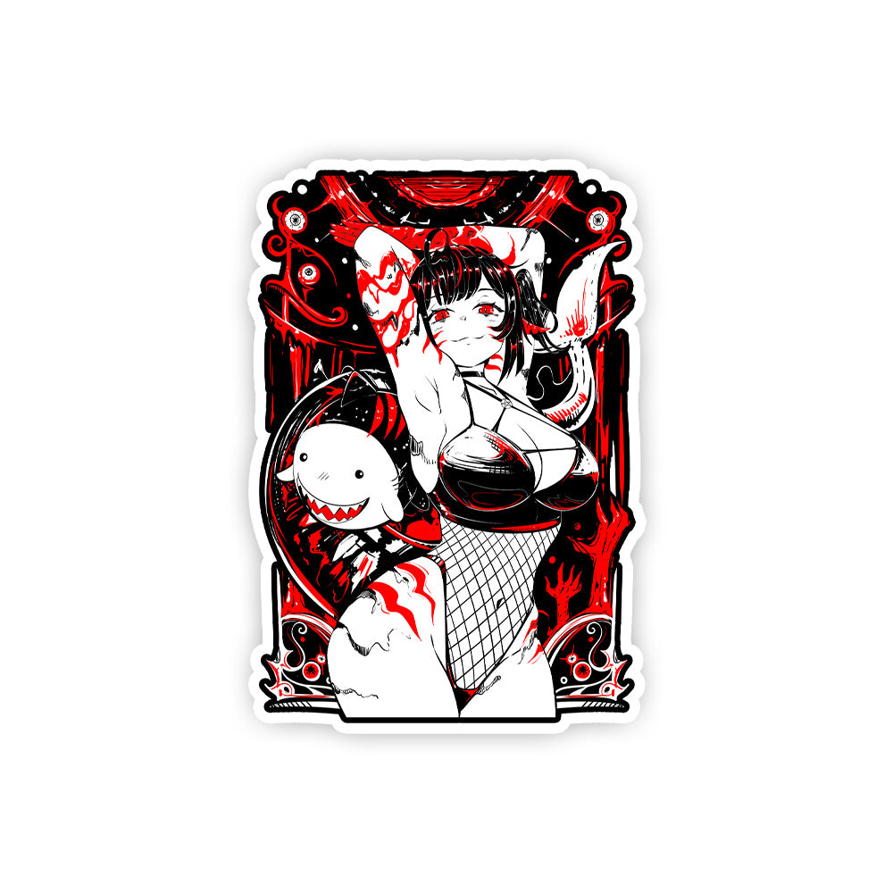 Miya Metal Shark Sticker