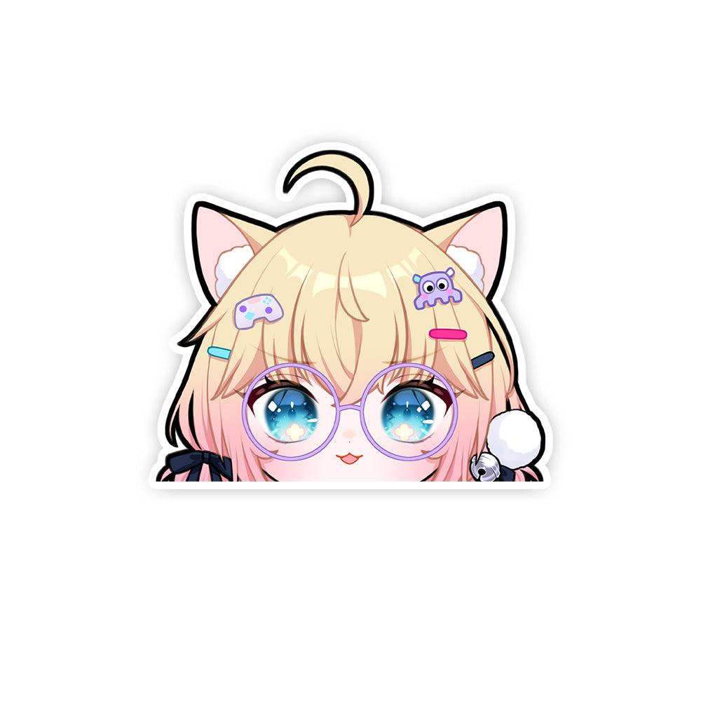 MinikoMew Peeker Sticker