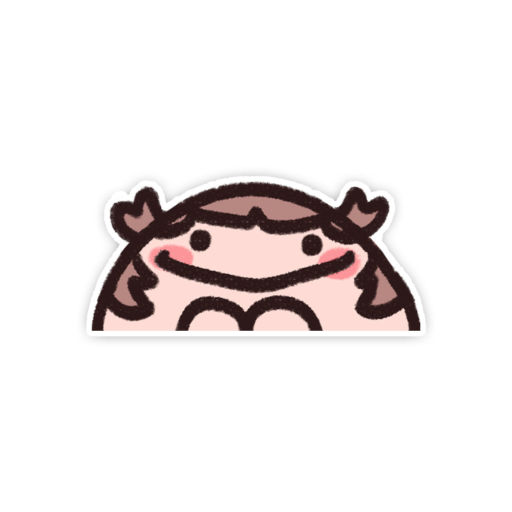 Cuppachae Peeker Sticker